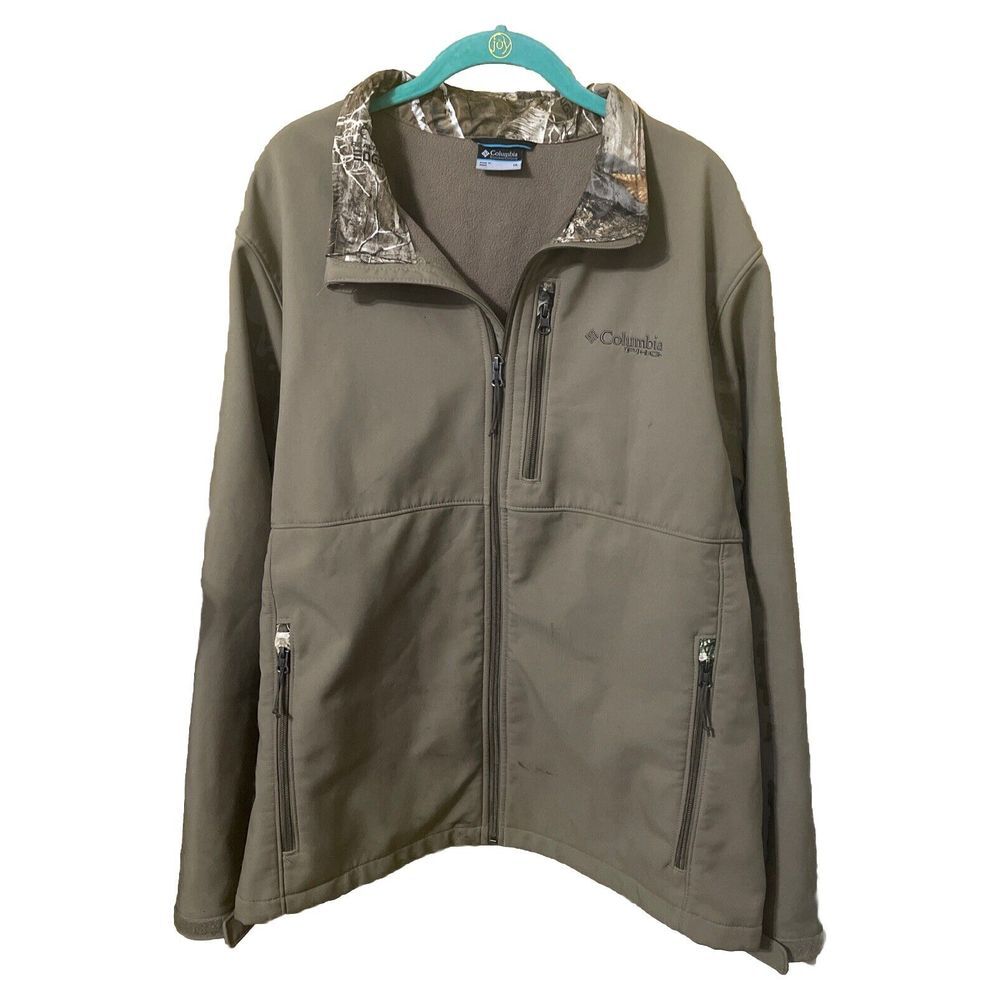 Columbia PHG‎ ✨Men's Ascender Softshell RealTree Edge Front-zip Work Jacket 1X